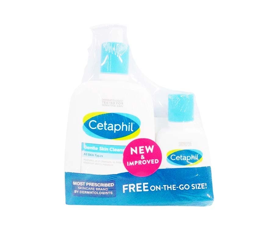 Cetaphil Gentle Skin Cleanser All Skin Types 473mL + Free Cetaphil Gentle Skin Cleanser All Skin Types 118mL