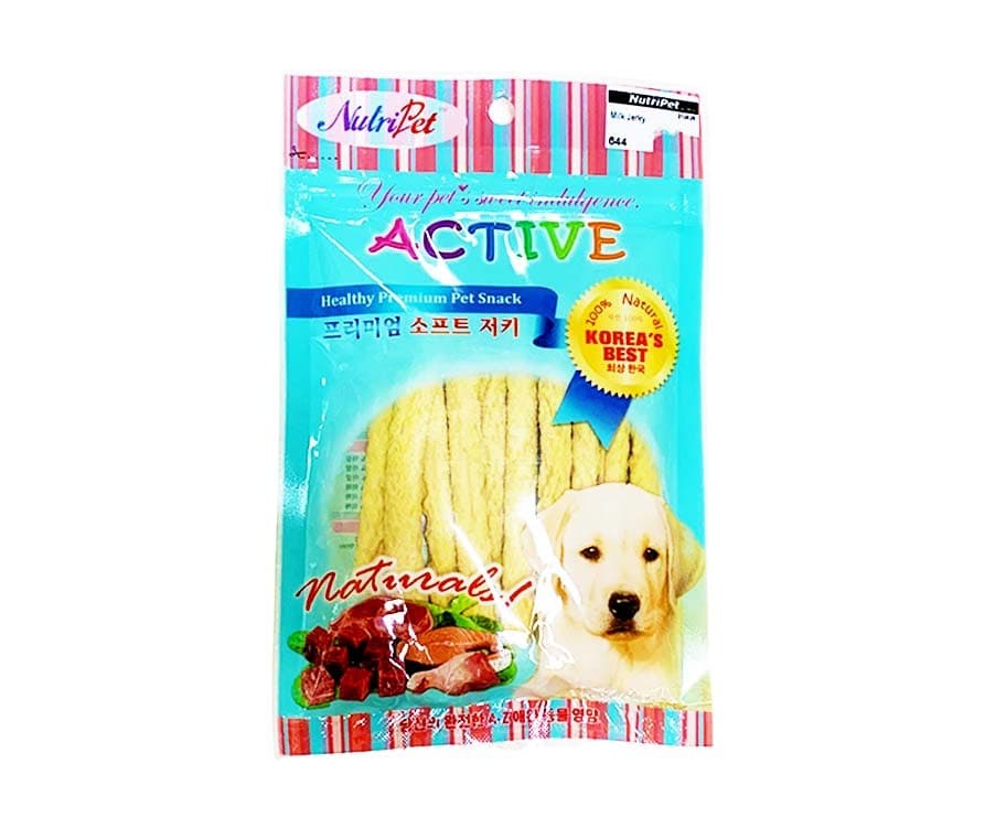 NutriPet Active Healthy Premium Pet Snack Milk Jerky 85g