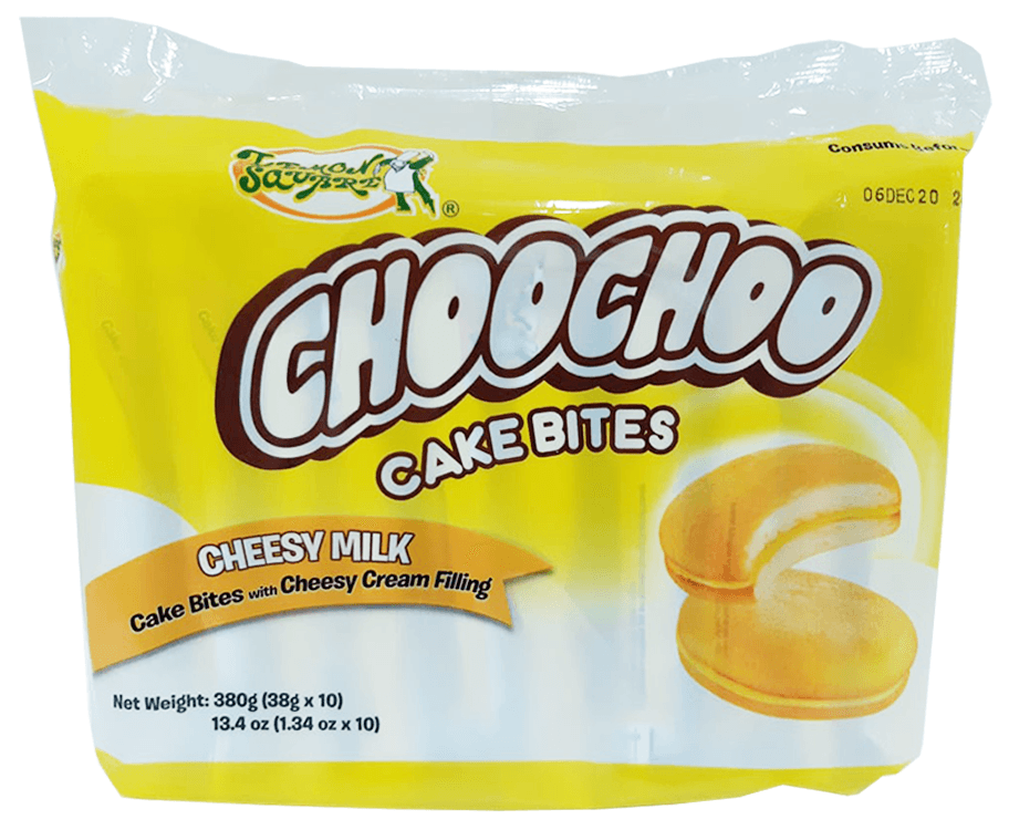 Lemon Square ChooChoo Cake Bites Cheesy Milk (10 Packs x 38g)