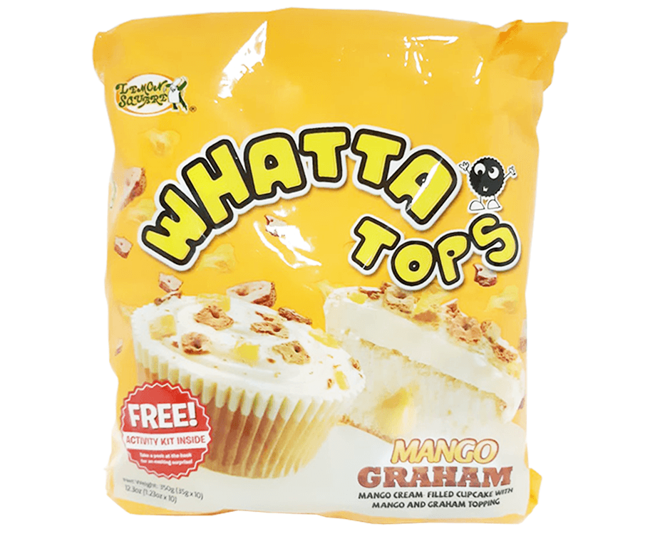 Lemon Square Whatta Tops Mango Graham (10 Packs x 35g) 350g