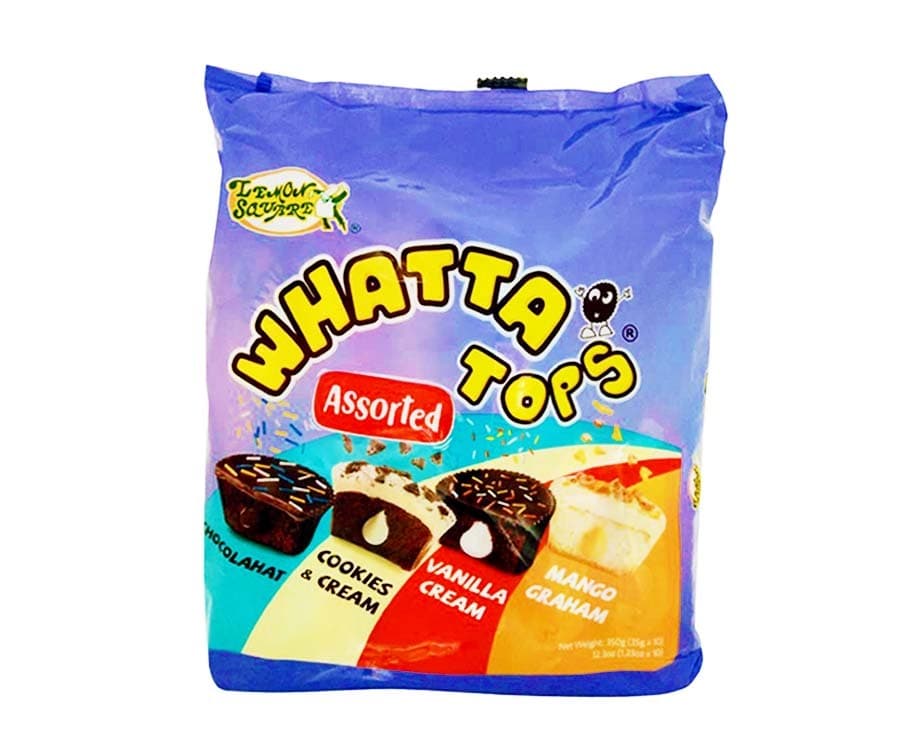 Lemon Square Whatta Tops Assorted (10 Packs x 35g) 350g