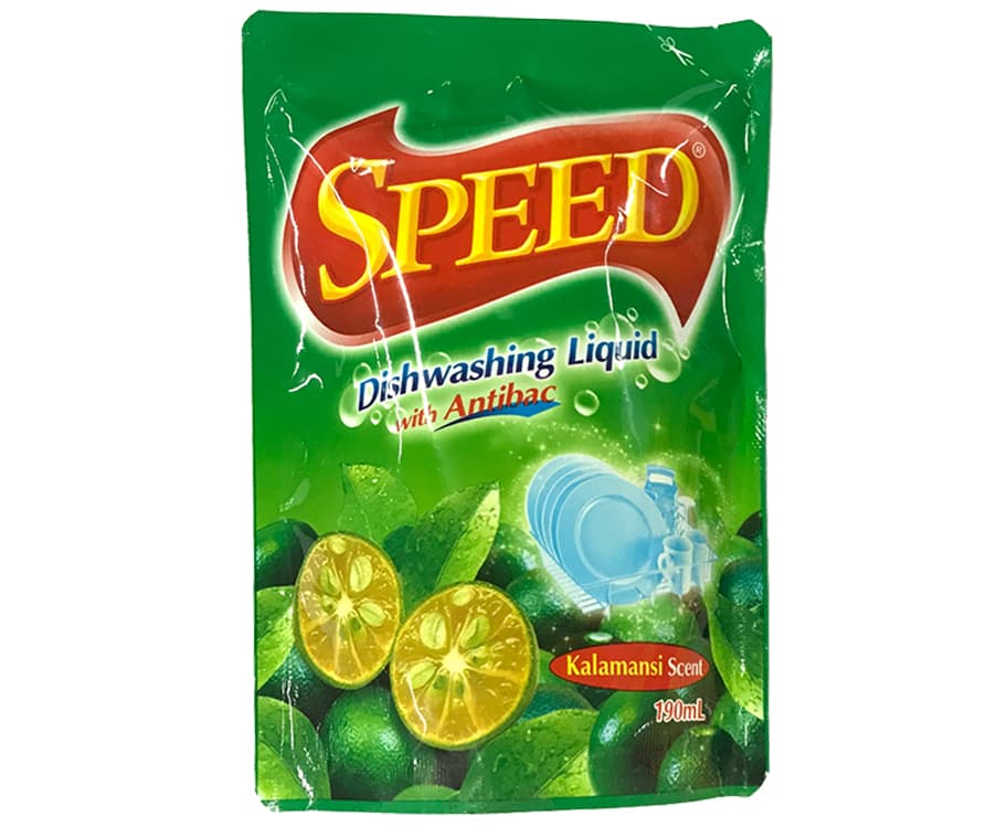 Speed Kalamansi Scent Dishwashing Liquid with Antibac 190mL