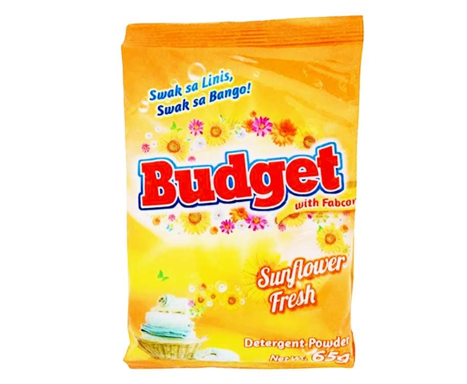Budget with Fabcon Sun Flower Fresh Detergent Powder 65g