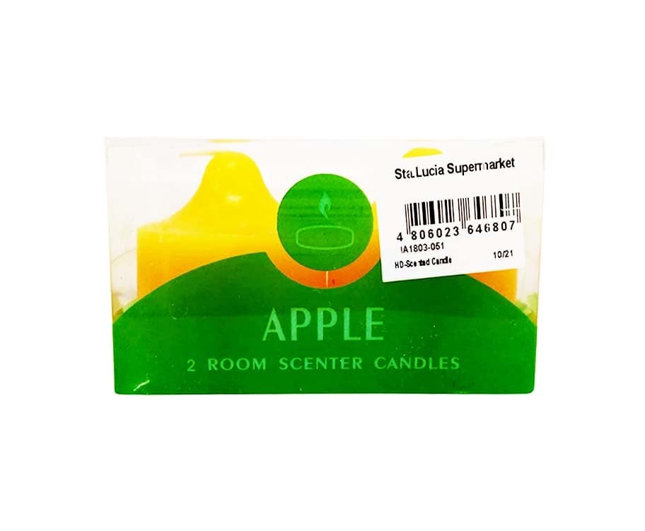 Sta. Lucia Supermarket IA1803-051 Apple 2 Room Scenter Candles