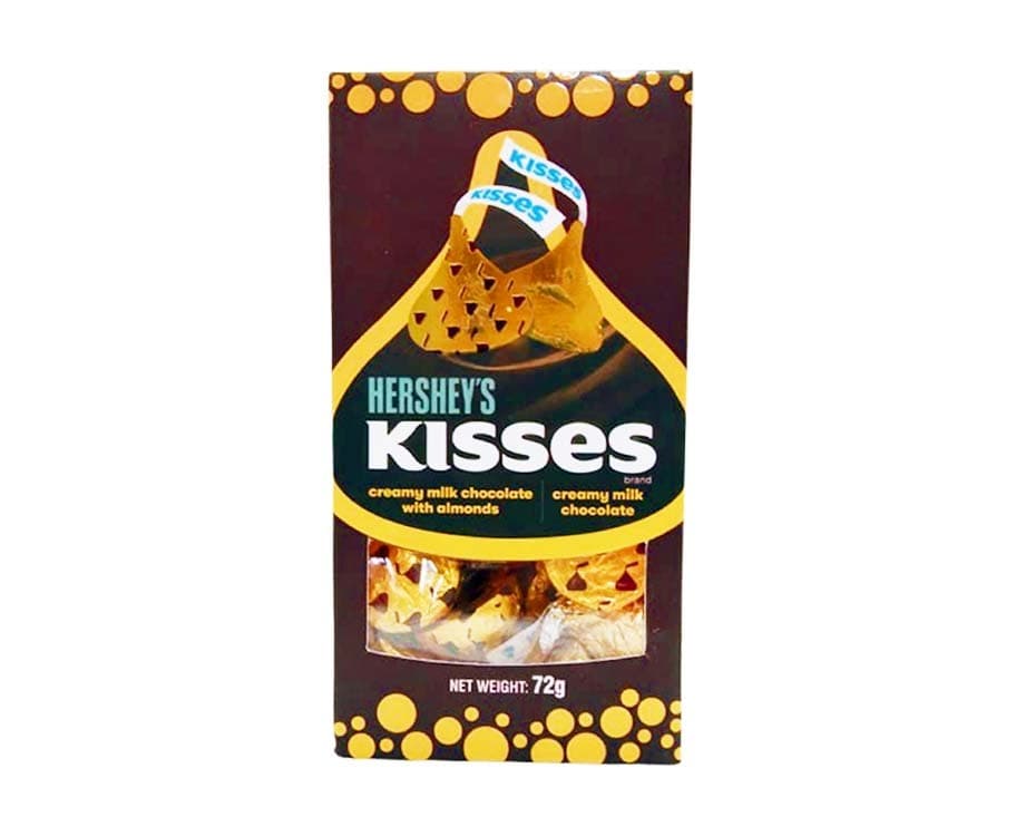 Hershey's Kisses Creamy Milk Chocolate with Almonds + Creamy Milk Chocolate 72g