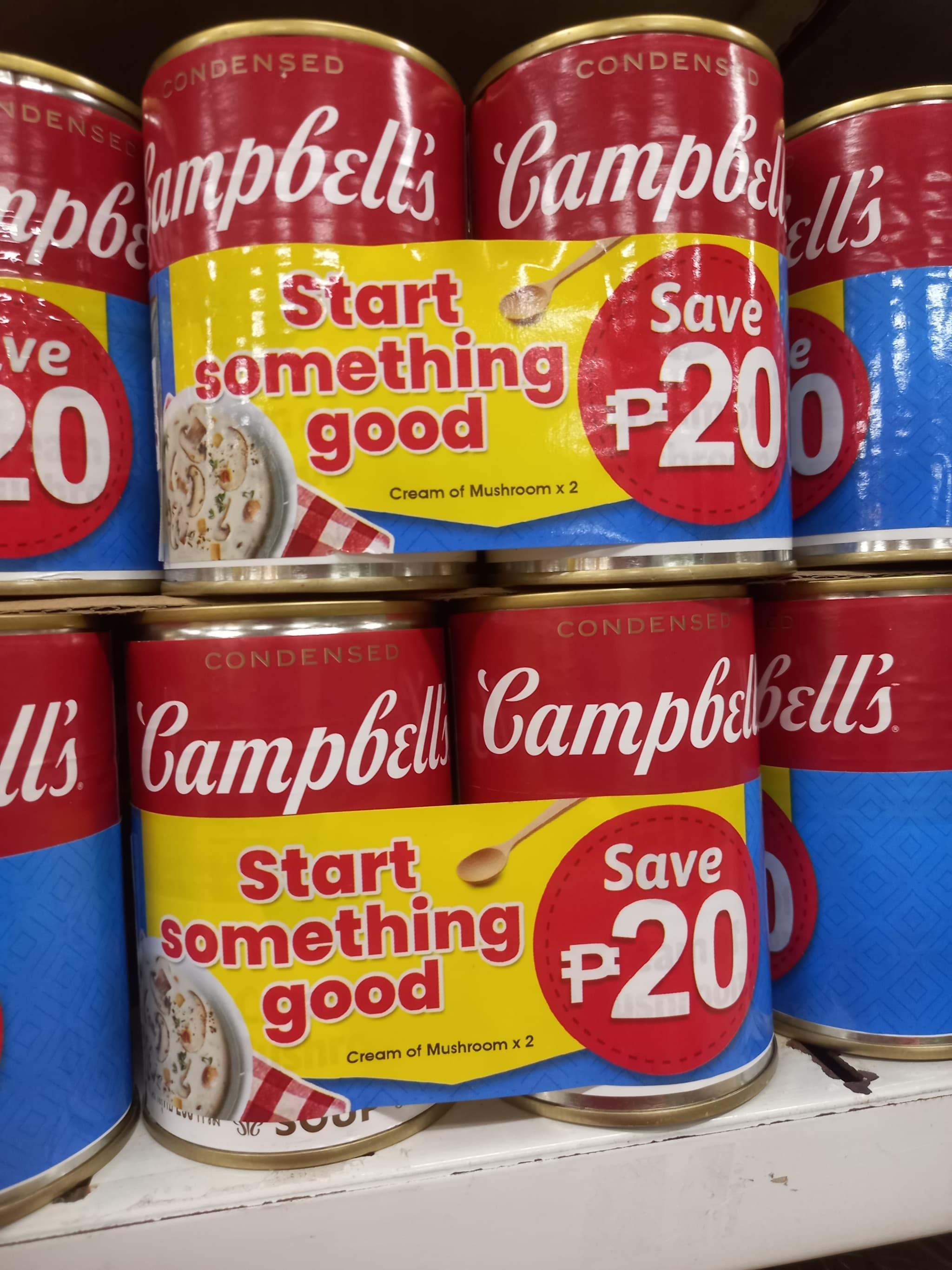 Campbell's Cream of Mushroom (2 Packs x 298g)