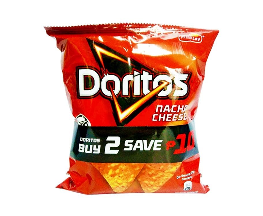 FritoLay Doritos Nacho Cheese Flavor (2 Packs x 65g)