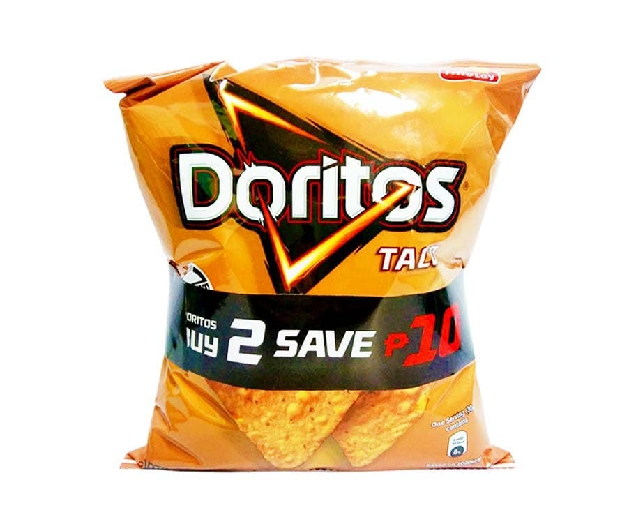 FritoLay Doritos Taco Flavor (2 Packs x 65g)