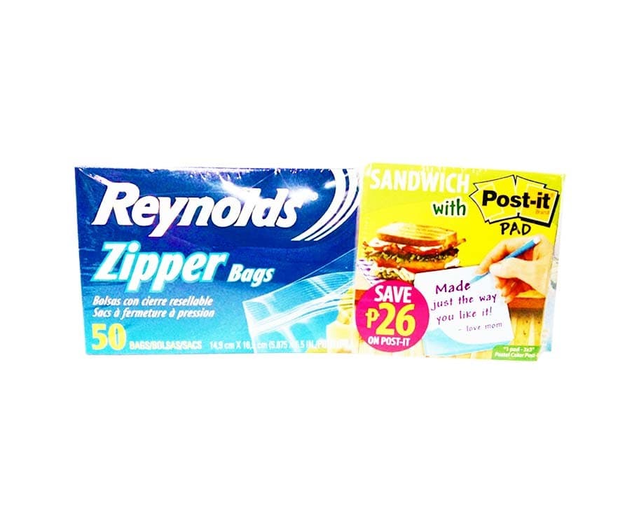 Reynolds Zipper Sandwich Bags 50 Bags