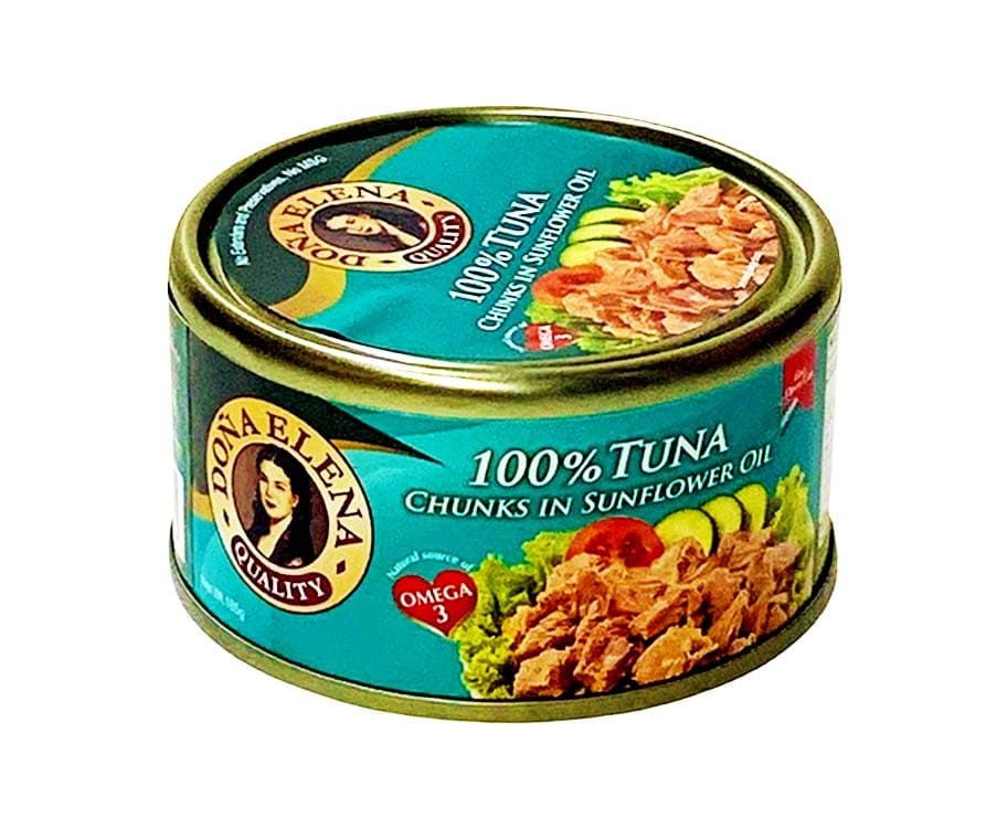 Doña Elena 100% Tuna Chunks in Sunflower Oil 185g