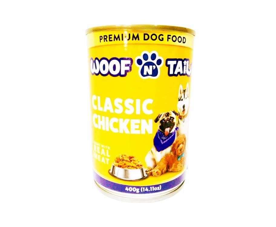Woof & Tail Premium Dog Food Classic Chicken 14.11oz (400g)