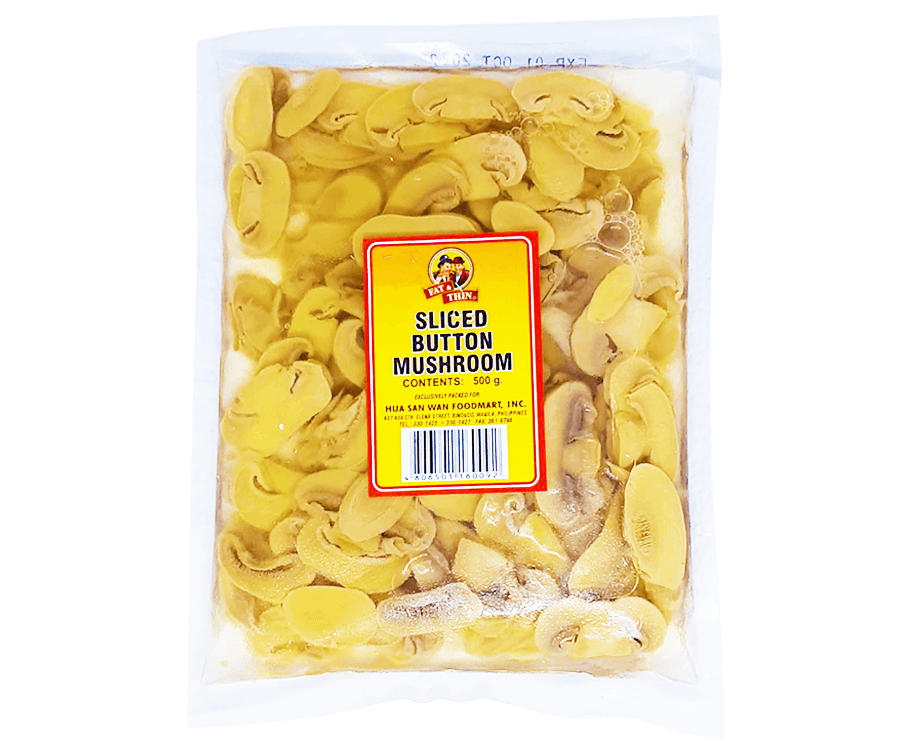 Fat & Thin Sliced Button Mushroom 500g
