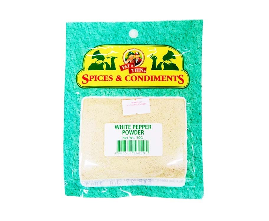 Fat & Thin Spices & Condiments White Pepper Powder 50g