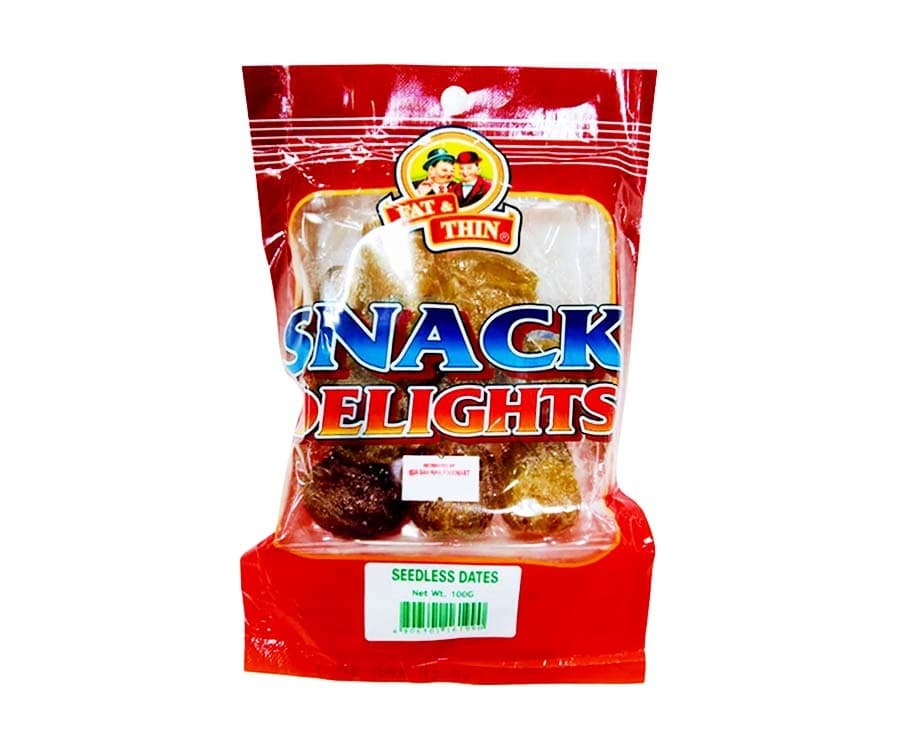 Fat & Thin Snack Delights Seedless Dates 100g