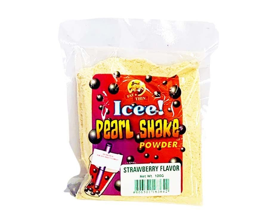 Fat & Thin Icee! Pearl Shake Powder Strawberry Flavor 100g