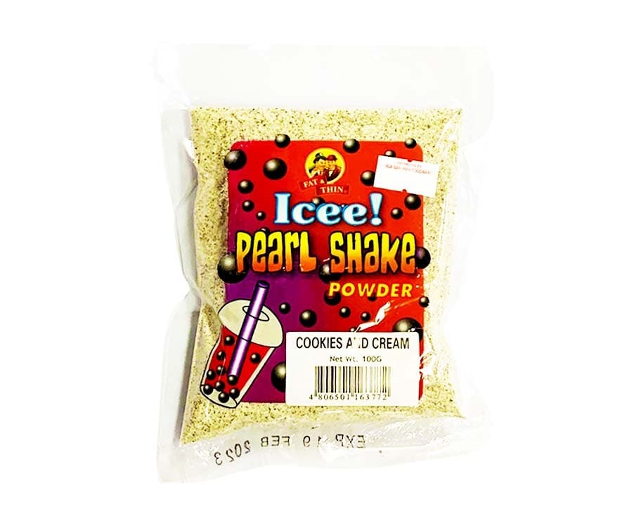 Fat & Thin Icee! Pearl Shake Powder Cookies and Cream Flavor 100g