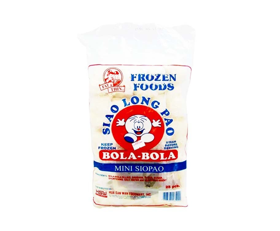 Fat & Thin Siao Long Pao Bola-Bola Mini Siopao 25 Pieces