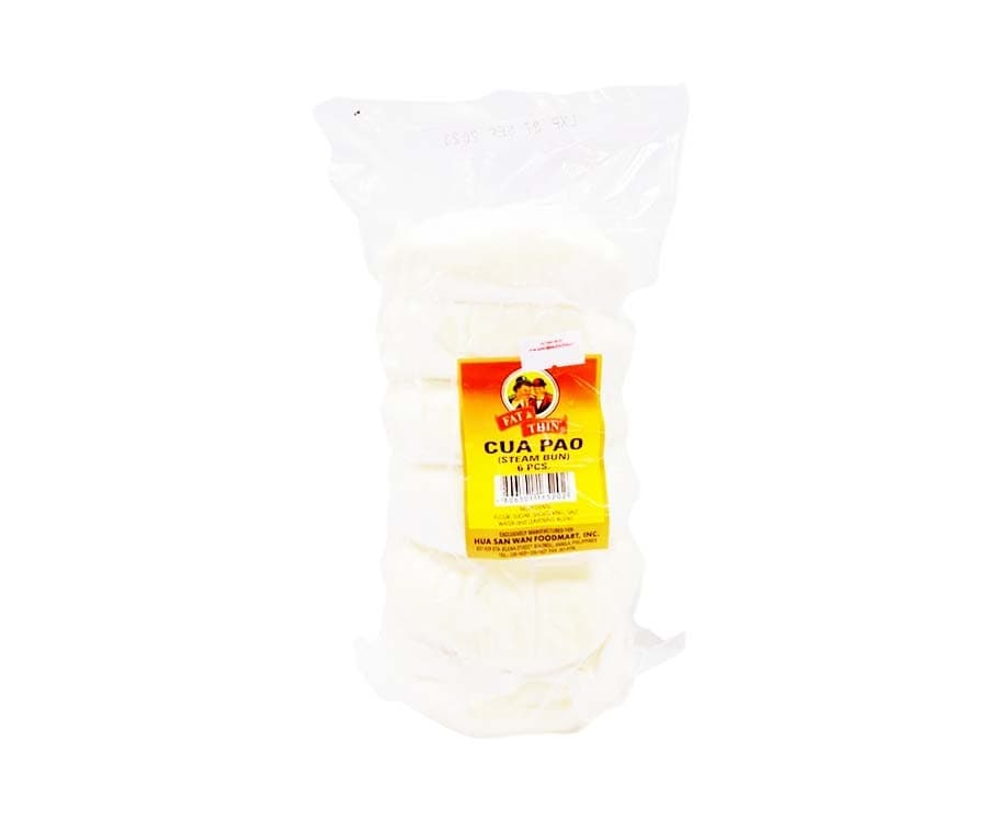 Fat & Thin Cua Pao (Steam Bun) 6 Pieces