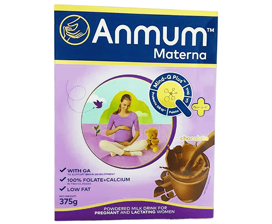 Anmum Materna Chocolate Powdered Milk Drink For Pregnant And Lactating Mother 375g