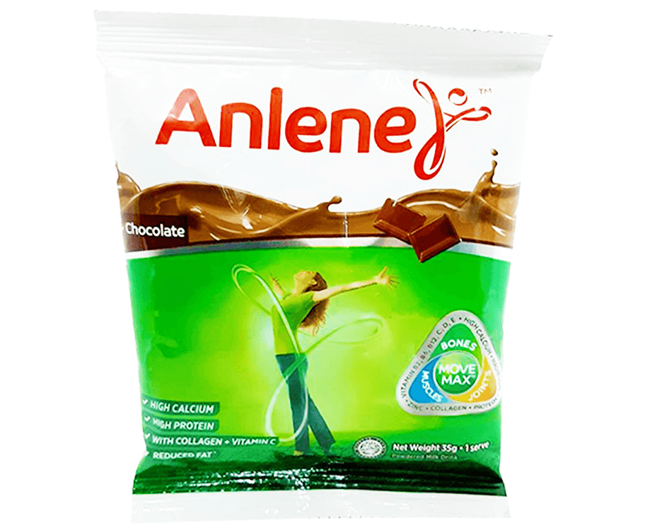 Anlene Chocolate Powdered Milk Drink 1 Serve 35g