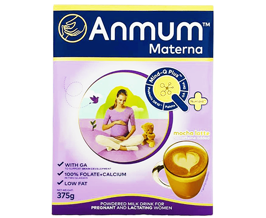 Anmum Materna Mocha Latte No Caffeine Added Powdered Milk Drink For Pregnant And Lactating Mother 375g