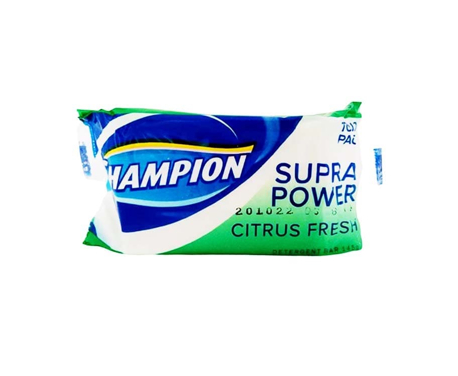 Champion Supra Power Citrus Fresh Detergent Bar 145g