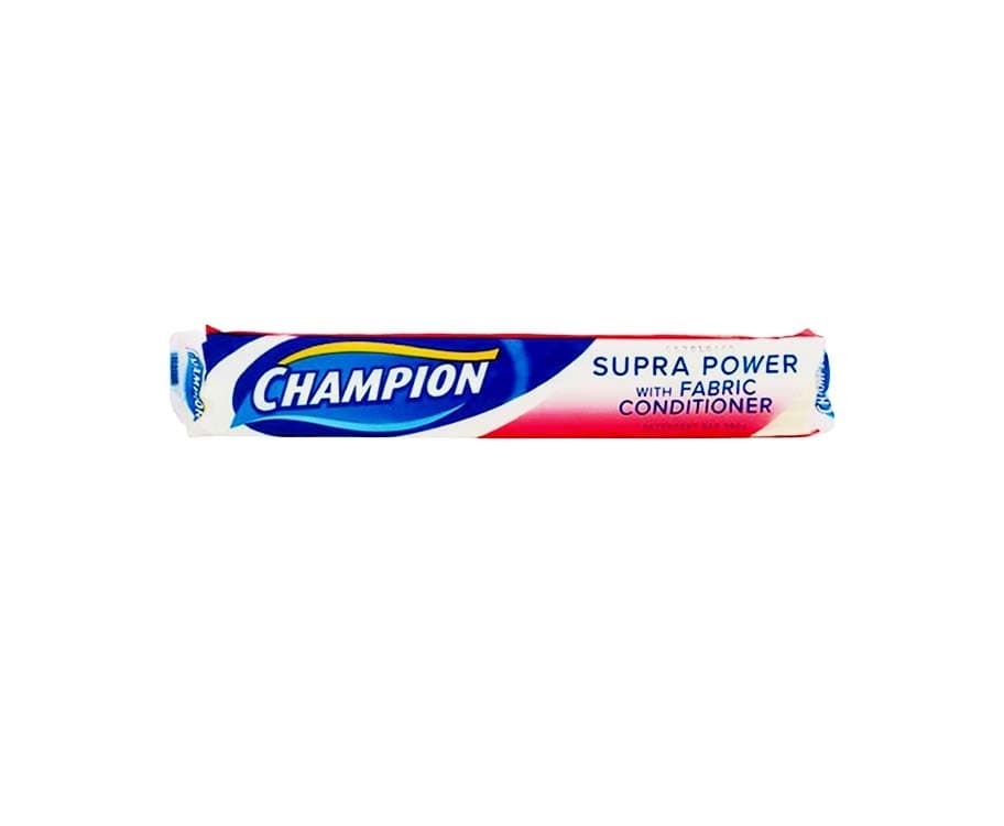Champion Supra Power with Fabric Conditioner Detergent Bar 390g