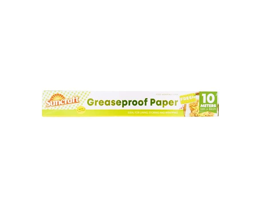 Suncraft Greaseproof Paper with Cutter 10 Meters (10m x 30cm)