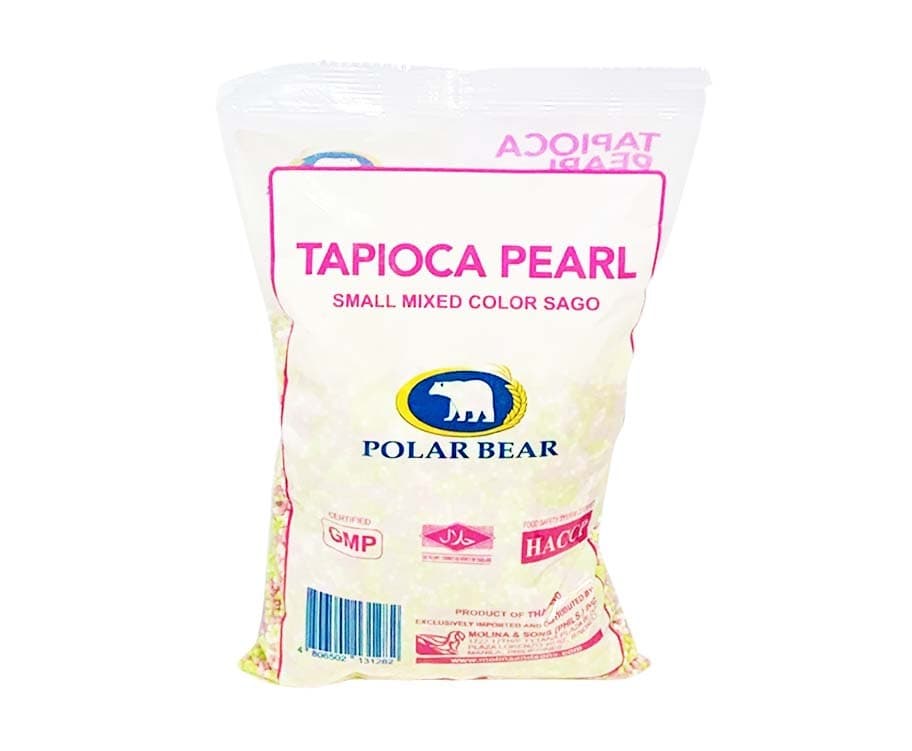 Polar Bear Tapioca Pearl Small Mixed Color Sago 500g