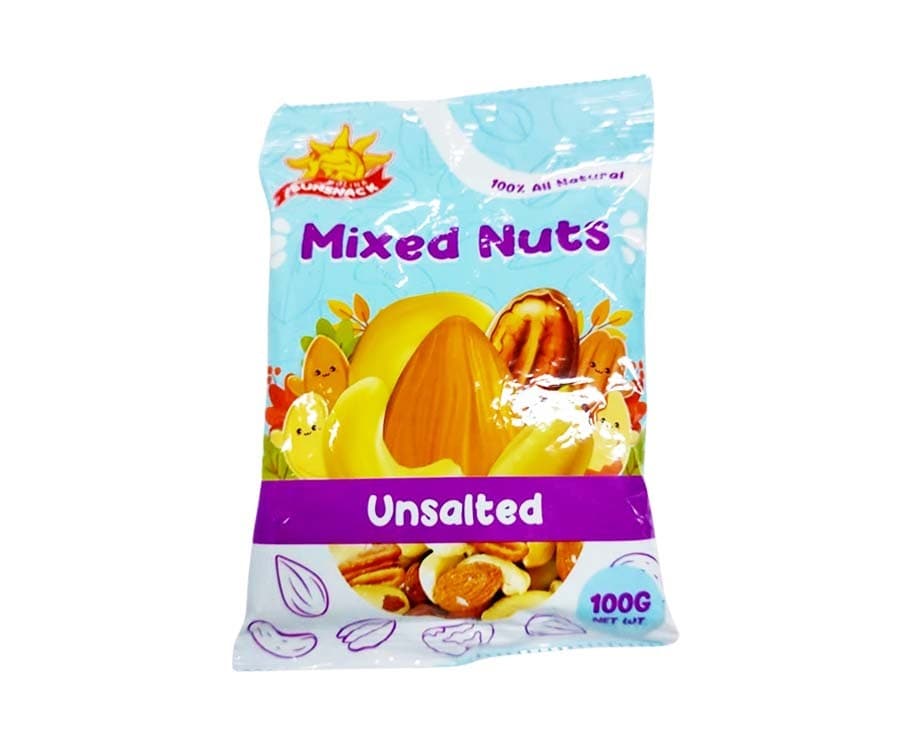 Sunsnack Mixed Nuts Unsalted 100g