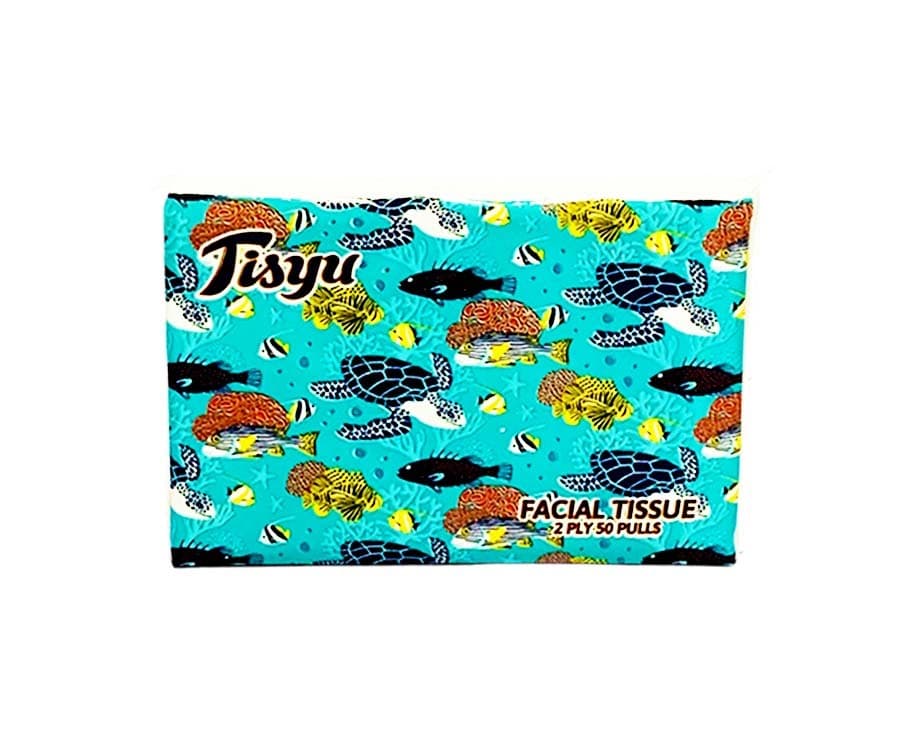 Tisyu Facial Tissue 2-Ply 50 Pulls