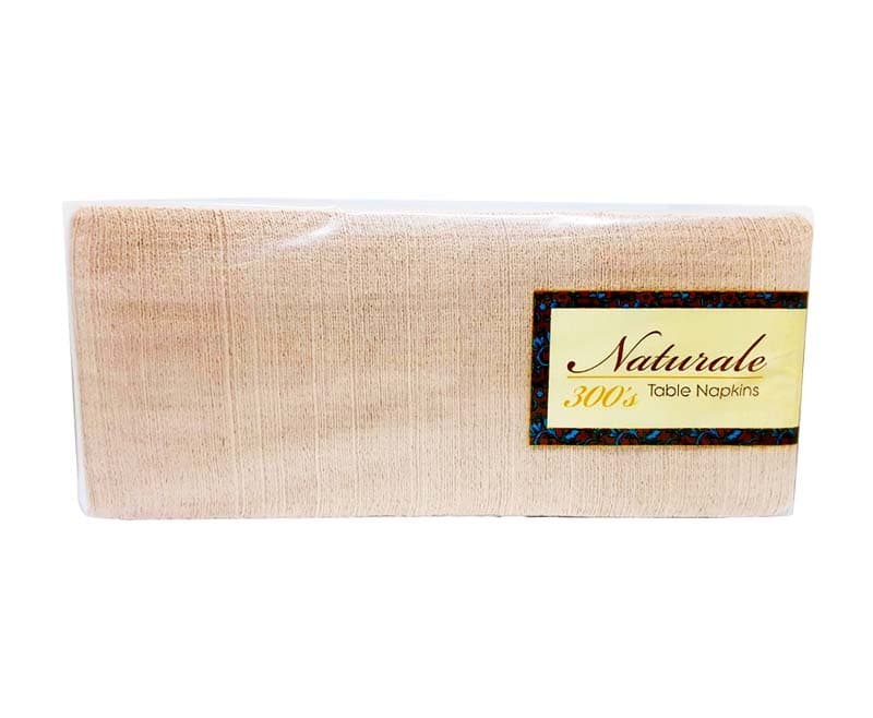 Naturale Table Napkins Single Ply Folded Napkins 300 Sheets