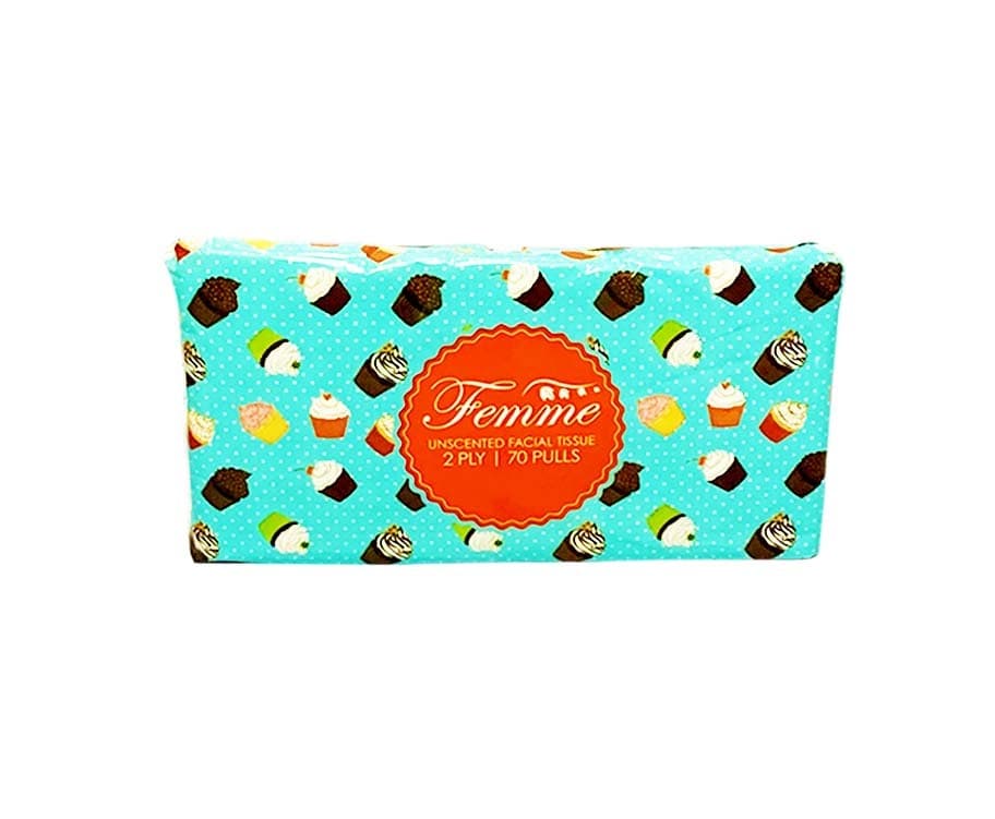 Femme Unscented Facial Tissue 2-Ply 70 Pulls