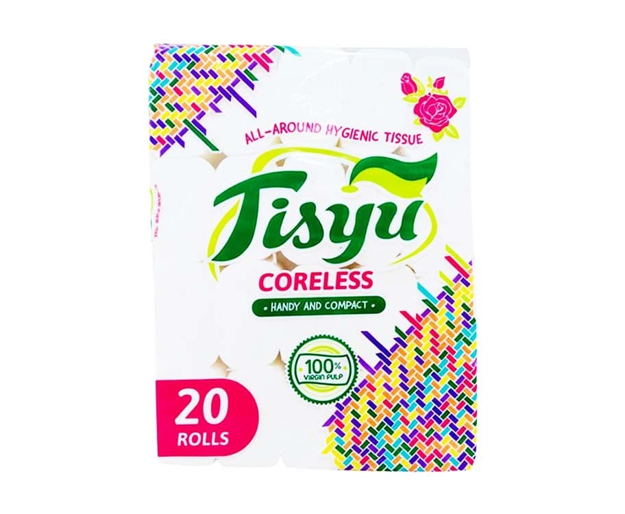 Tisyu Coreless Handy and Compact 20 Rolls