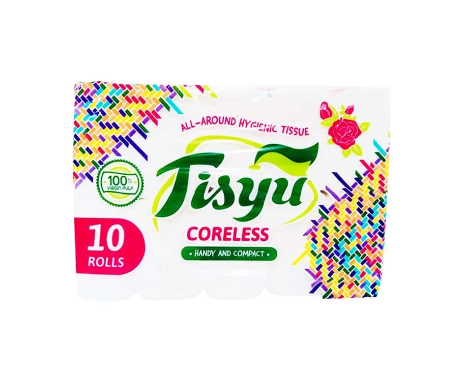 Tisyu Coreless Handy and Compact 10 Rolls