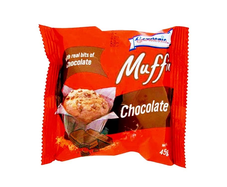 Gardenia Muffin Chocolate with Real Bits of Chocolate 45g