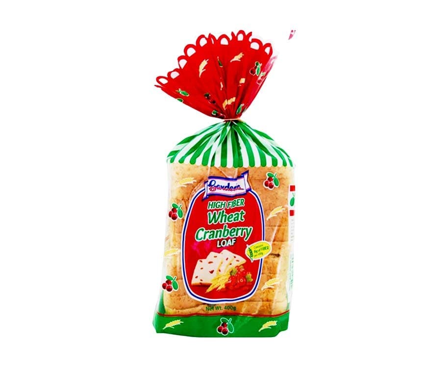 Gardenia High Fiber Wheat Cranberry Loaf 400g