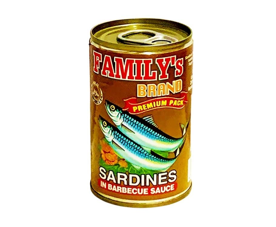 Family's Brand Sardines in Barbecue Sauce Premium Pack 155g