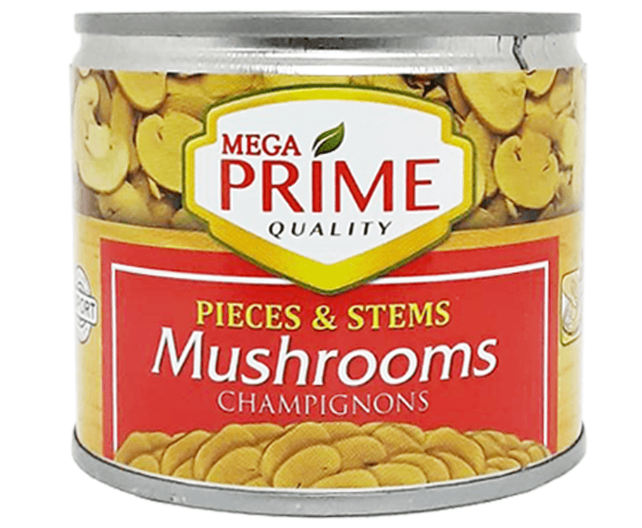Mega Prime Pieces & Stems Mushrooms Champignons 198g