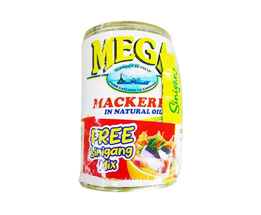 Mega Mackerel in Natural Oil + Knorr Sinigang Mix 11g