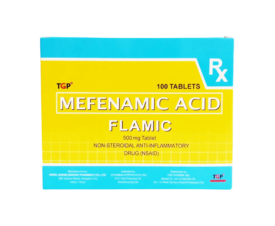 TGP Mefenamic Acid Flamic 500mg 100 Tablets