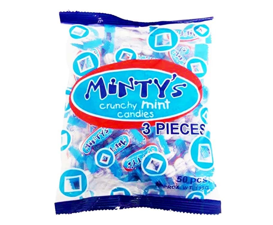 Miramar Minty's Crunchy Mint Candies 50 Pieces 195g