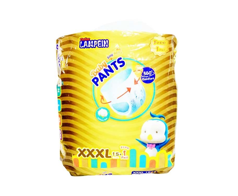 Twins Lampein Easy Wear Baby Pants XXXL (20kg+) 15+1 Pads