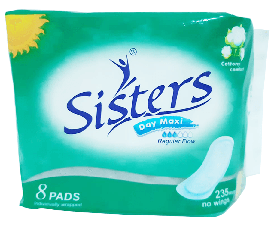 Sisters Day Maxi Regular Flow Cottony Comfort 8 Pads