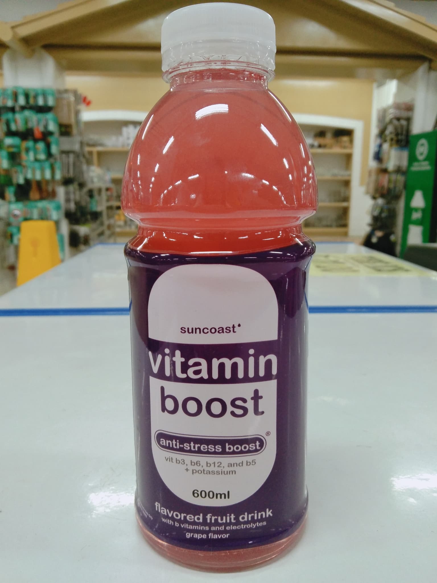 Suncoast Vitamin Boost Anti-Stress Boost Grape Flavored Fruit Drink 600ml