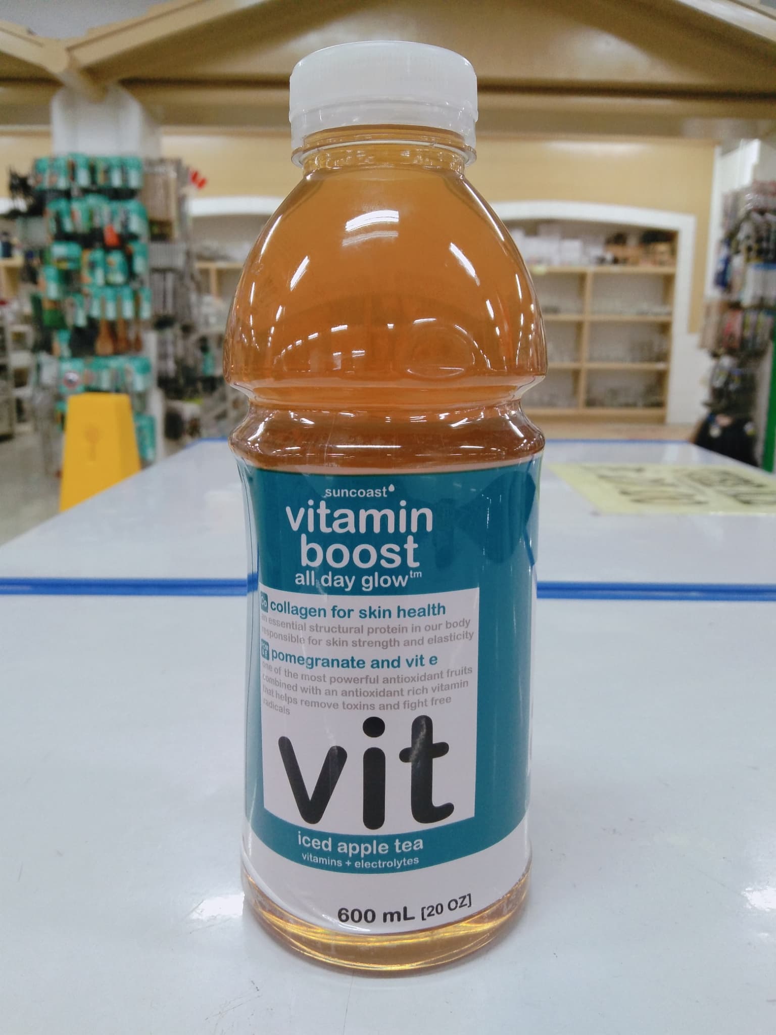 Suncoast Vitamin Boost All Day Glow Iced Apple Tea 600ml