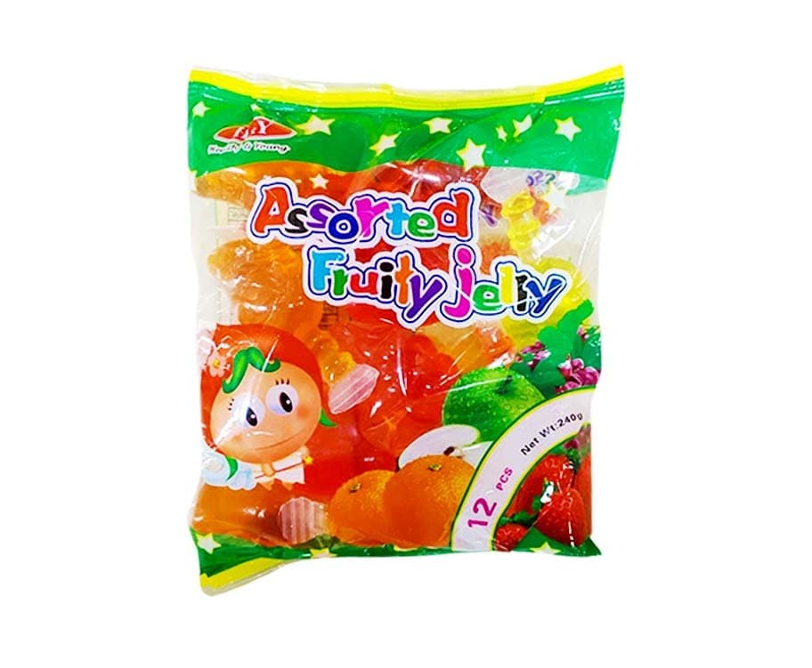H&Y Assorted Fruity Jelly 12 Pieces 240g