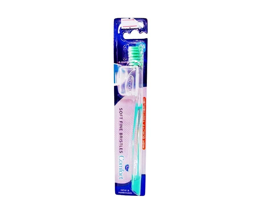 Yoltz Comfort Soft Fine Bristles Toothbrush Green 1 Piece