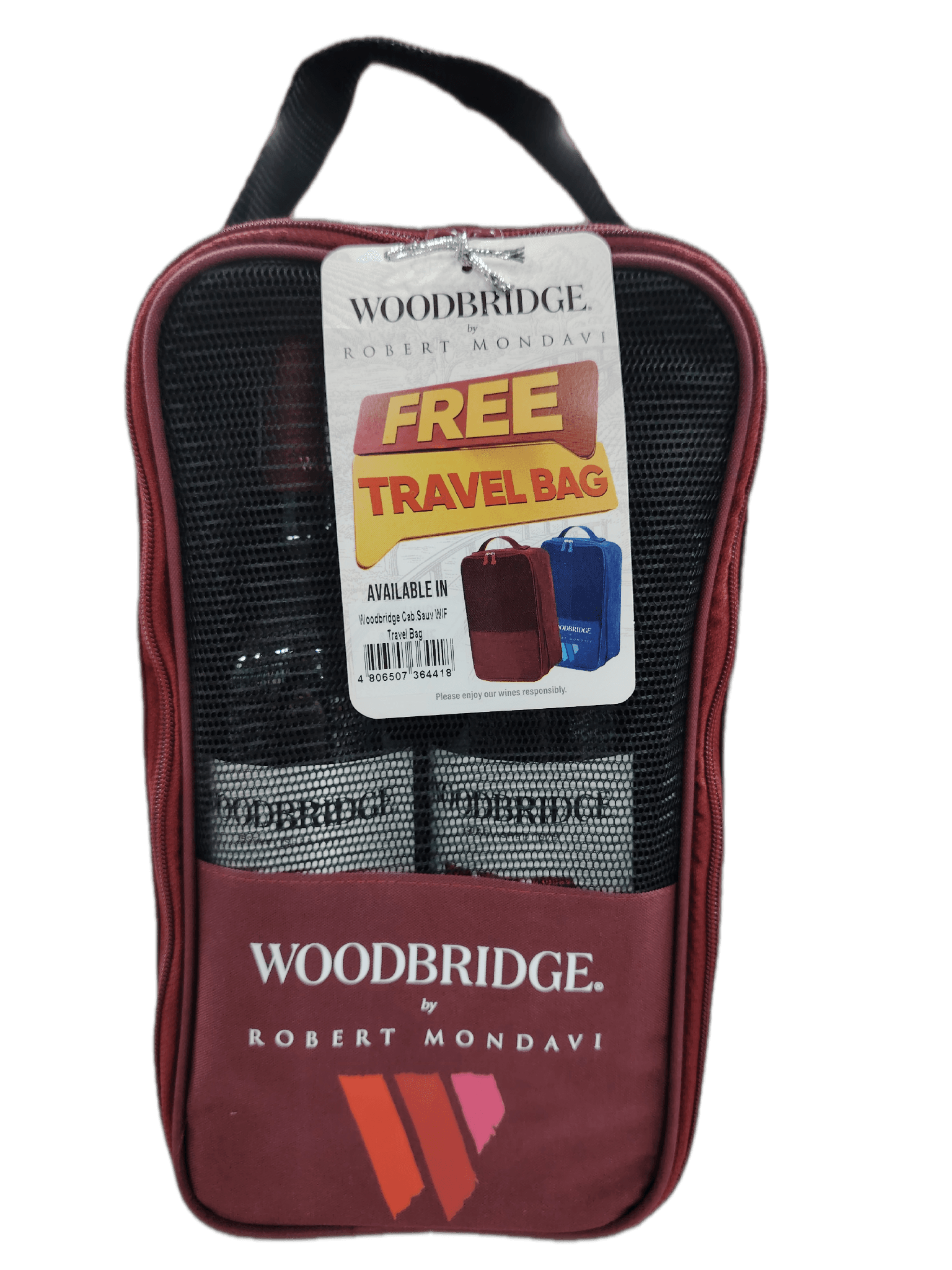 Woodbridge Cabernet Sauv. 750ml 2s+ free Travel Bag