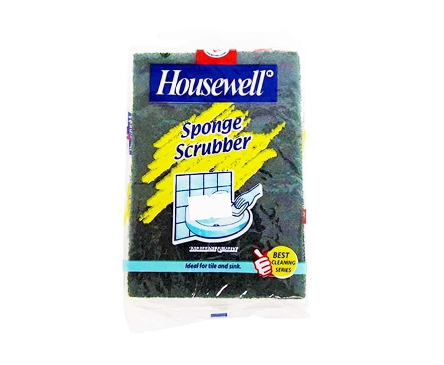 Housewell Sponge Scrubber 90 x 130 x 15mm